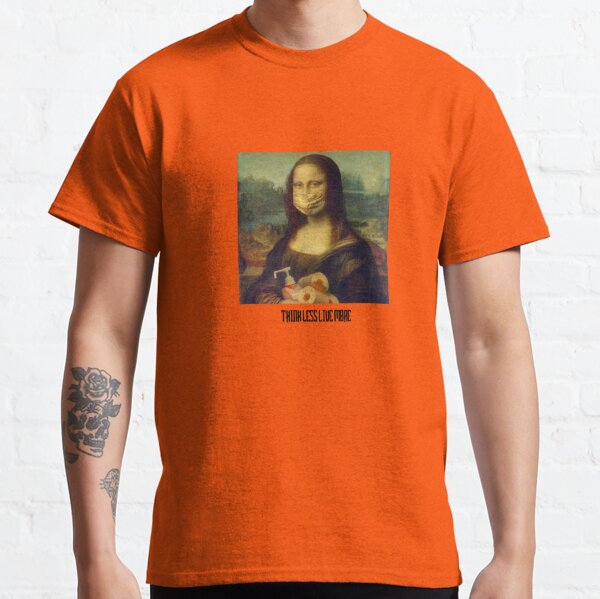 Mona Lisa with Face Mask (Covid Lisa) Classic T-Shirt