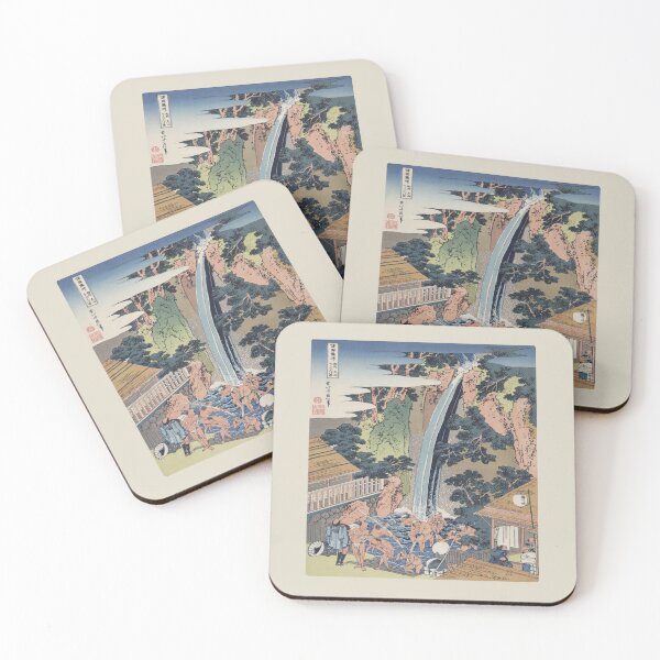 Item preview, Roben Waterfall at Oyama in Sagami Province - Katsushika Hokusai Art Reproduction designed and sold by molamode.