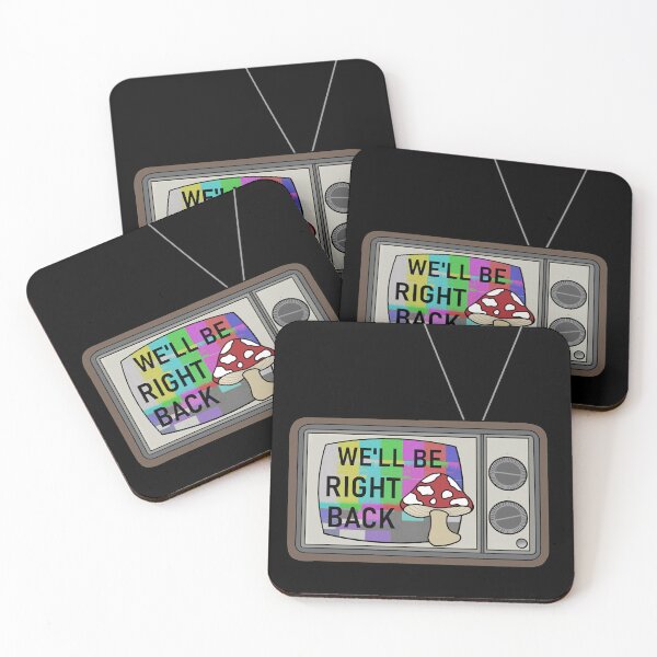 Item preview, we&x27;ll be right back mushroom TV  designed and sold by BACHAcdx.