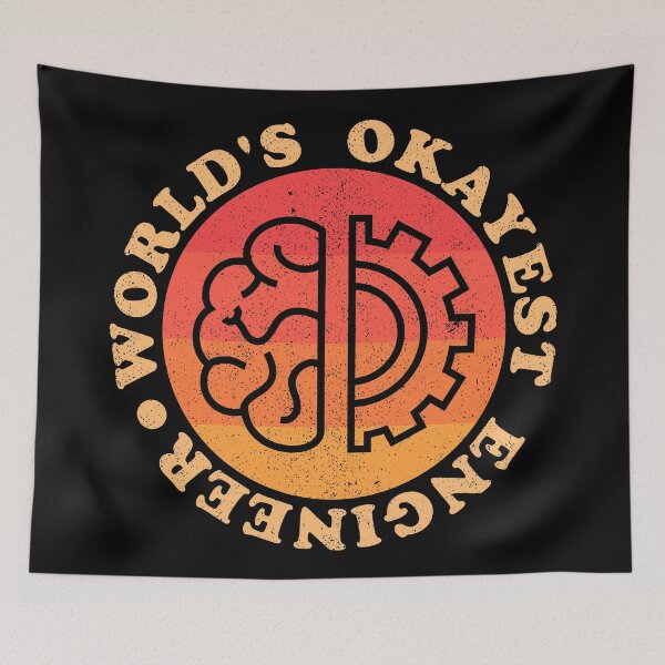 Item preview, Worlds Okayest Engineer designed and sold by sachpica.