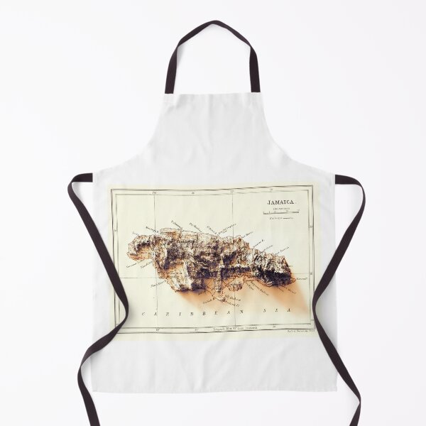 Item preview, 1888 Jamaica Relief Map 3D digitally-rendered designed and sold by ThinkAboutMaps.