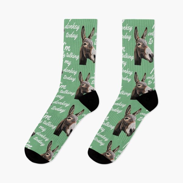 Item preview, D is for Donkey,Donkey Illustration – Gentle and Hardy Farm Animal Artwork designed and sold by PrettylittlepastelUk.