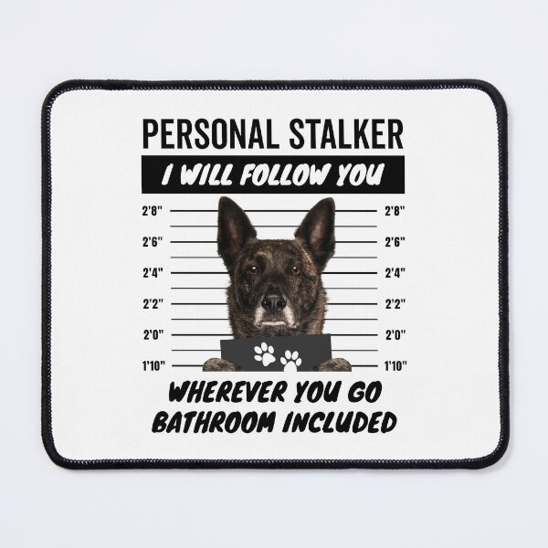 Item preview, Personal Stalker Dog – Brindle Dutch Shepherd designed and sold by More Cute Dogs.