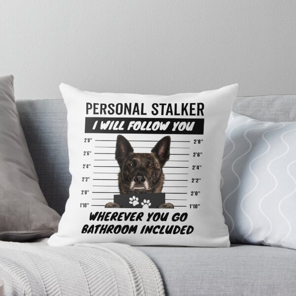 Item preview, Personal Stalker Dog – Brindle Dutch Shepherd designed and sold by More Cute Dogs.