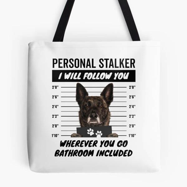 Item preview, Personal Stalker Dog – Brindle Dutch Shepherd designed and sold by More Cute Dogs.