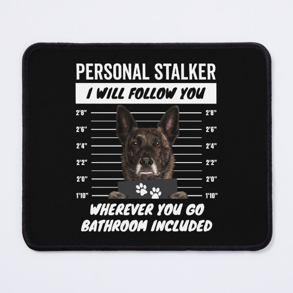 Item preview, Personal Stalker Dog – Brindle Dutch Shepherd designed and sold by More Cute Dogs.