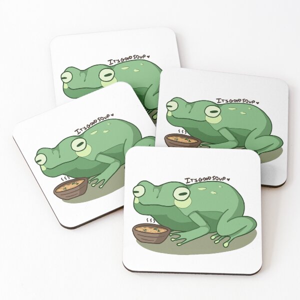 Item preview, It’s good soup frog designed and sold by meghanthetoad.