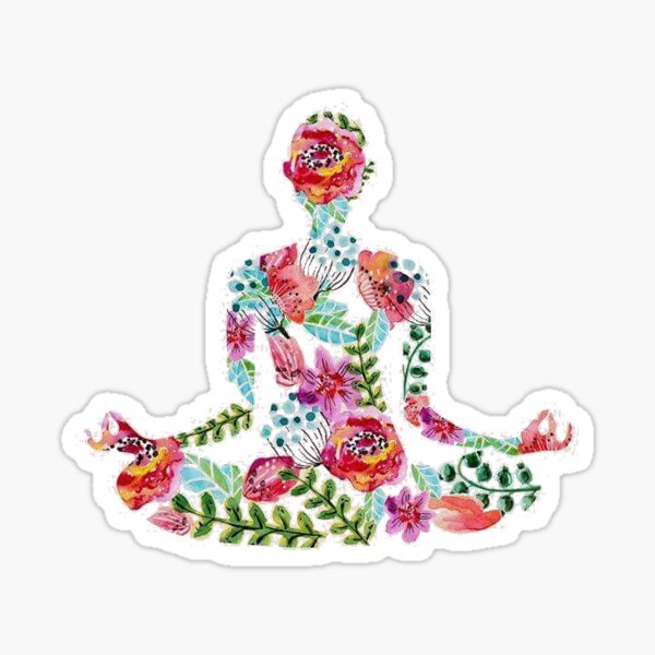 Yoga Stickers Redbubble