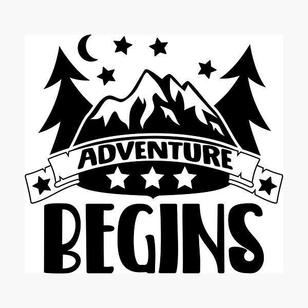 Item preview, Adventure Begin designed and sold by FieldCampCo.