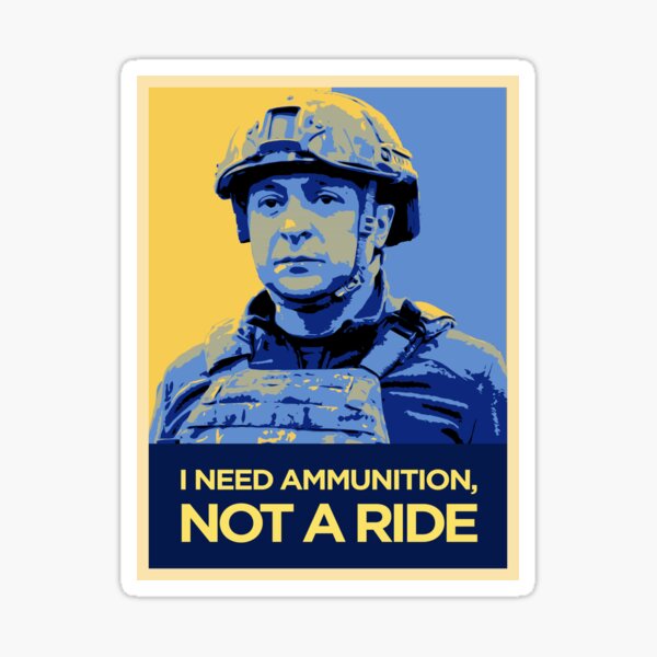 Item preview, Zelensky: Not a Ride - all proceeds donated designed and sold by UkraineCourage.