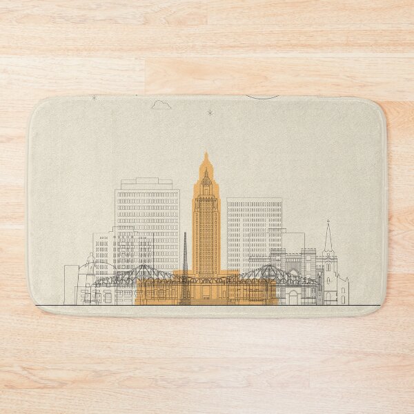 Item preview, Abstract City Posters: Baton Rouge, Louisiana designed and sold by A Deniz Akerman.