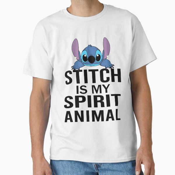 Aperçu de l'œuvre Stitch est mon animal spirituel, Lilo et Stitch Spirit Animal créée et vendue par bahdsgraphic.