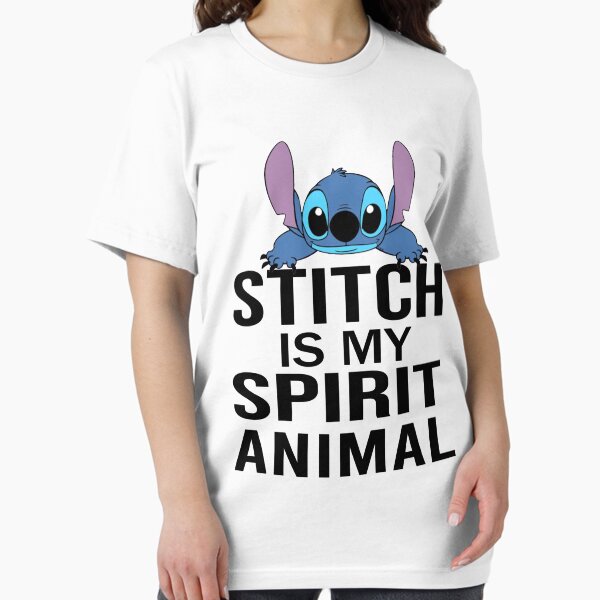 Vista previa del artículo con la obra «Stitch es mi espíritu animal, Lilo y Stitch Spirit Animal», diseñado y vendido por bahdsgraphic.