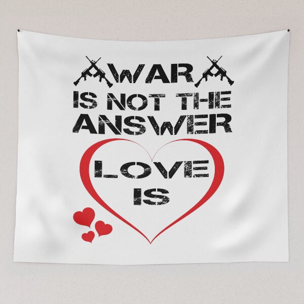 Item preview,  War Is Not The Answer | Peace Not War designed and sold by Social-Equality.