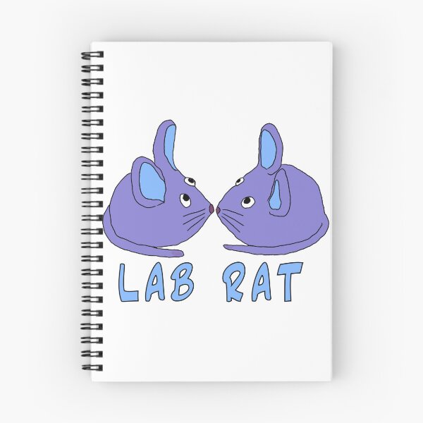 Item preview, Lab Rat | two purple blue mice in science | animal testing and laboratory mice design designed and sold by sopfanna.