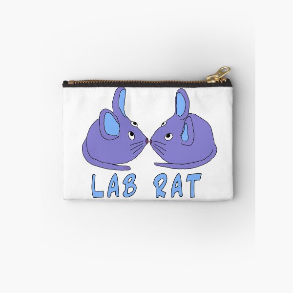 Item preview, Lab Rat | two purple blue mice in science | animal testing and laboratory mice design designed and sold by sopfanna.