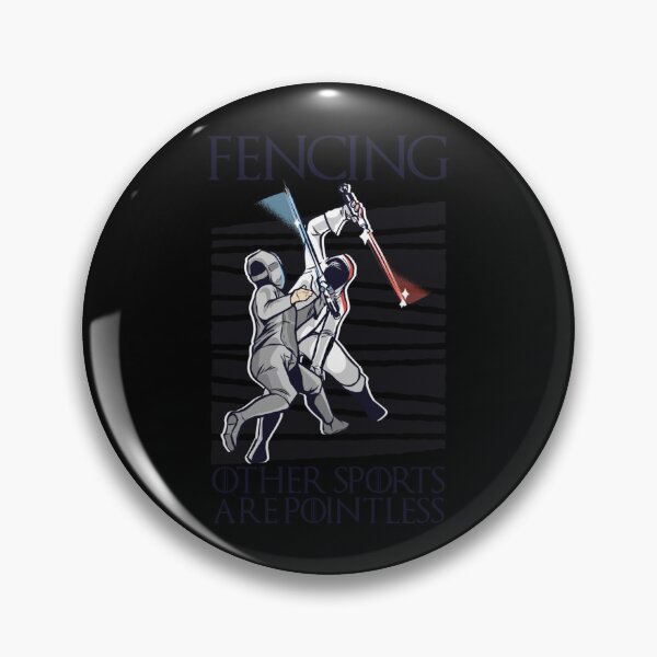 Item preview, Fencing Pointless Combat Sports Lover Fencer Graphic Sayings Sticker designed and sold by ricedali41.