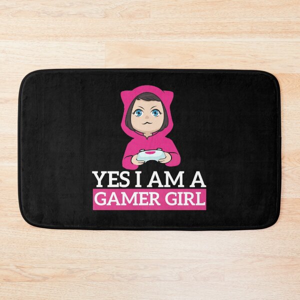 Item preview, Yes I Am A Gamer Girl - Gift for Girls who Loves Gaming - cute girl Playing Video games designed and sold by Mehdi Art.