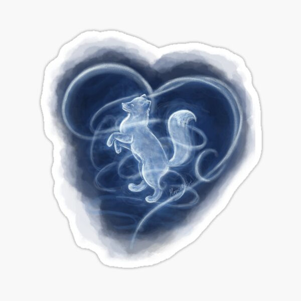Magical fox Sticker