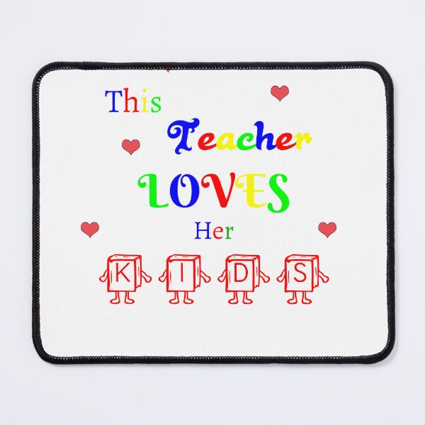Item preview, This Teacher Loves Her Preschoolers designed and sold by Elyora.