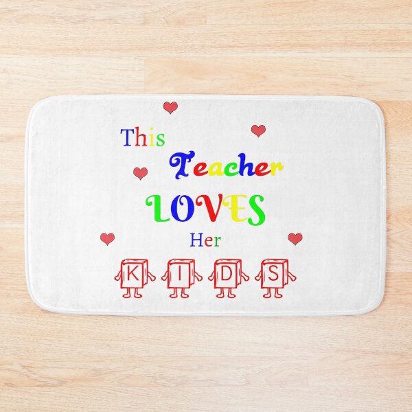 Item preview, This Teacher Loves Her Preschoolers designed and sold by Elyora.