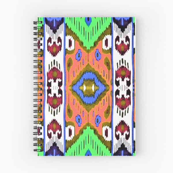 Item preview, Uzbek Ikat colorful designs ikat patterns, Uzbek Ikat designs designed and sold by LeFabriqueOuz.