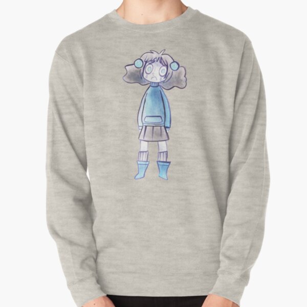 Crying Girl Sweatshirts Hoodies Redbubble - sad blue sweater w blue hair roblox