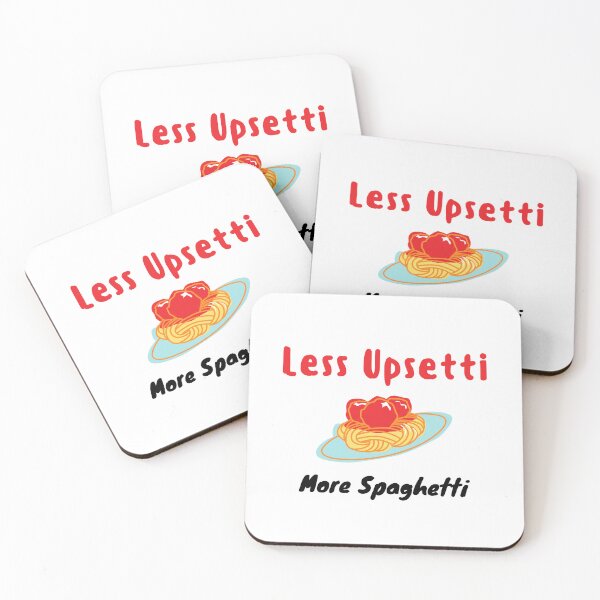 Item preview, Less Upsetti More Spaghetti , Funny Spaghetti Quote , Spaghetti Lover  designed and sold by Every Pet  Shirts.