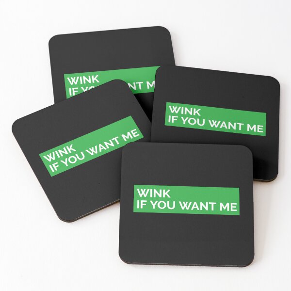 Item preview, Wink If You Want Me Funny Pick Up Line Essential T-Shirt designed and sold by bestfunonline.