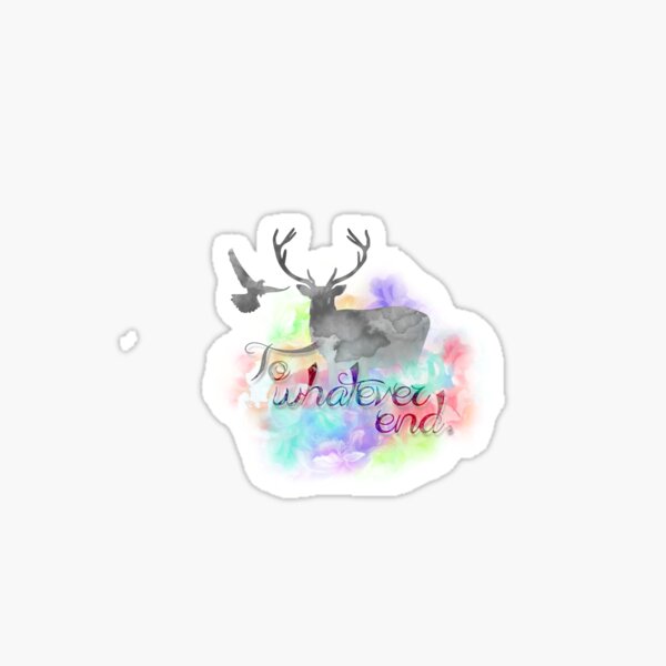 To whatever end - Rowaelin Quote Sticker