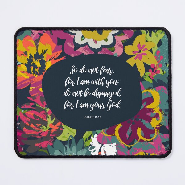 Item preview, So do not fear, for I am with you - Isaiah 41:10, Bible Verse Quote designed and sold by StudioCitrine.