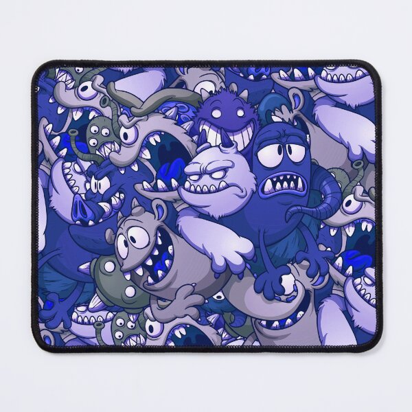 Item preview, Cute Monsters Cartoon Blue designed and sold by SoccaTamam.