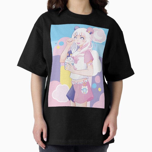 Item preview, CandiCat Boba Tea Girl • 2021 designed and sold by Devi Cat.