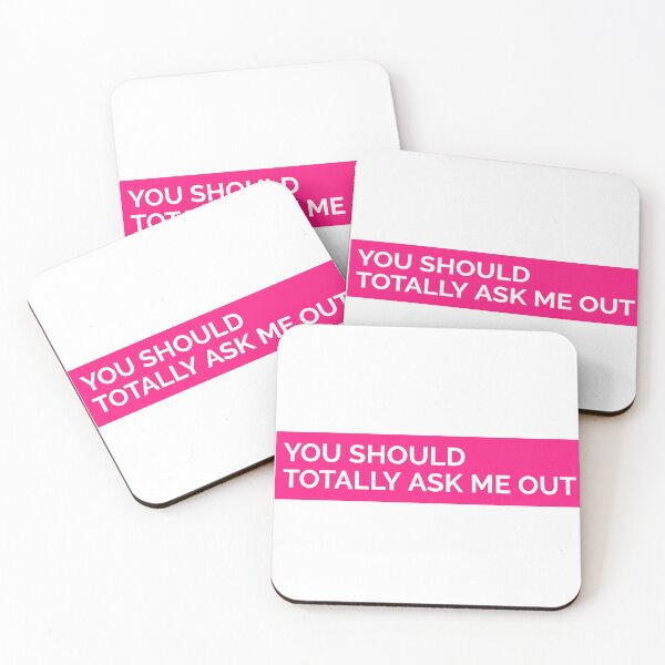 Item preview, You Should Totally Ask Me Out Funny Gift Idea Sticker designed and sold by bestfunonline.