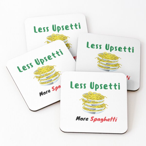 Item preview,  Less Upsetti More Spaghetti , Funny Spaghetti Quote , Spaghetti Lover  designed and sold by Every Pet  Shirts.