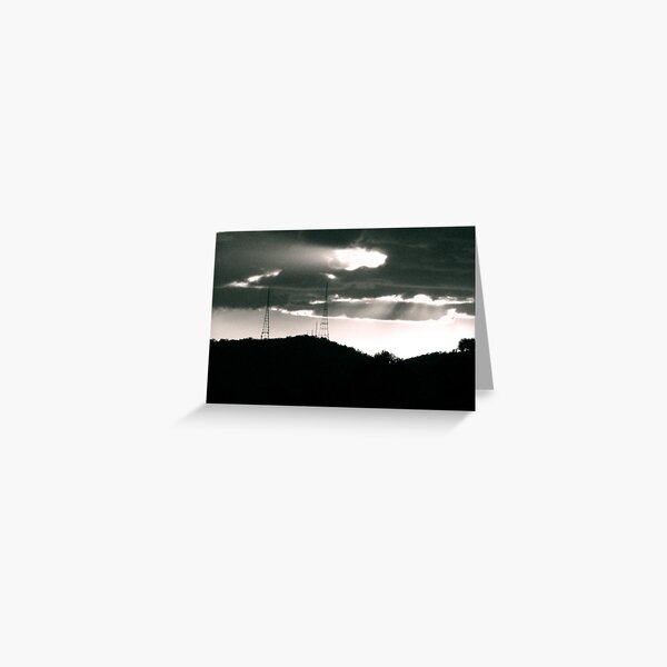 Aerial Silhouettes Greeting Card