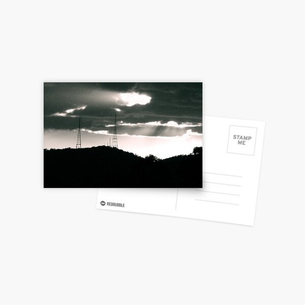 Aerial Silhouettes Postcard