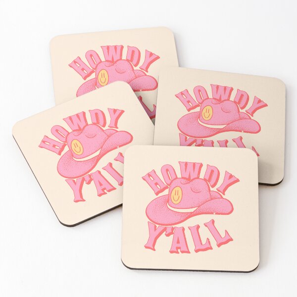 Item preview, HOWDY YALL | HOWDY Y'ALL Preppy Aesthetic | White Background designed and sold by PEARROT.