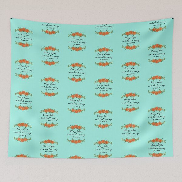 Item preview,  Pray Hope and Don't Worry, Message of Calm and Comfort designed and sold by IceCreamMuseum.