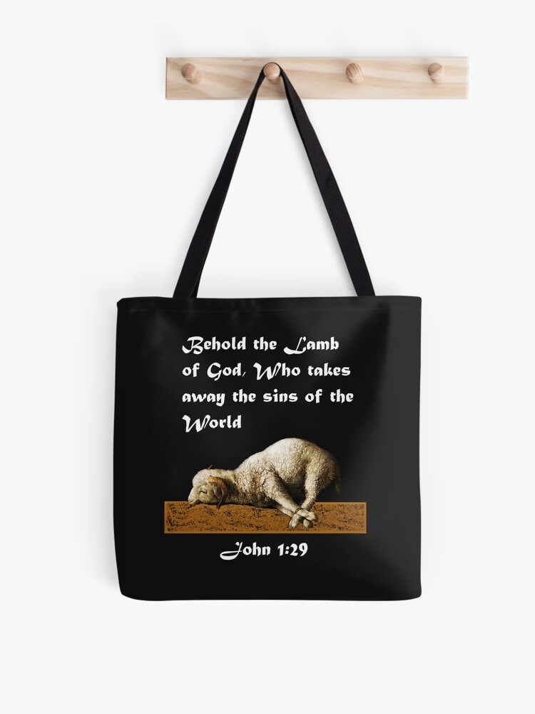 Behold The Lamb of God Tote Bag Behold The Lamb of God Tote Bag