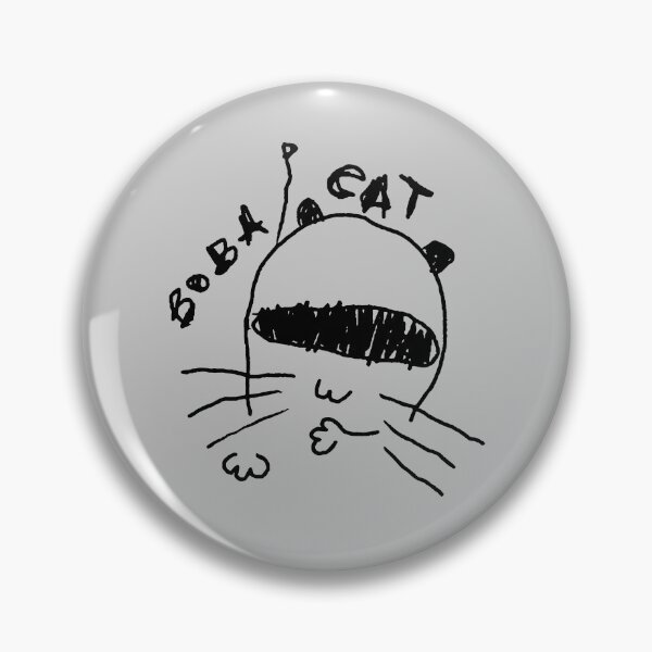 Item preview, boba cat designed and sold by Cat cut cop.