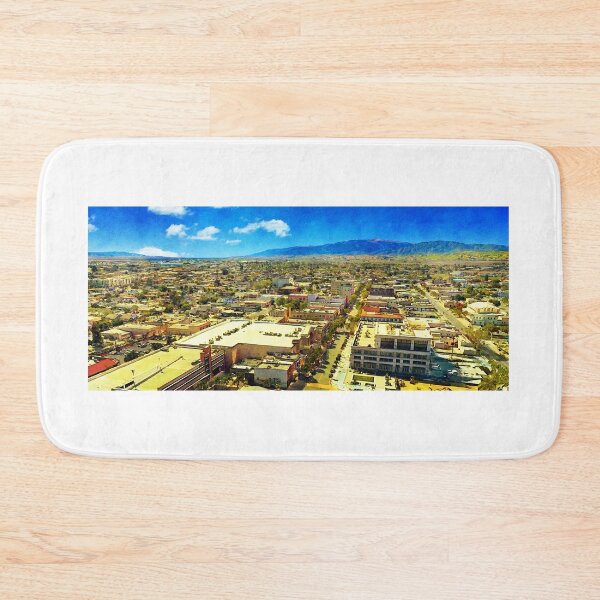 Item preview, Skyline of downtown Salinas, California - digital painting designed and sold by NickoPrints.
