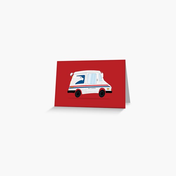 Item preview, Cute Mail Truck designed and sold by NPolandDesigns.