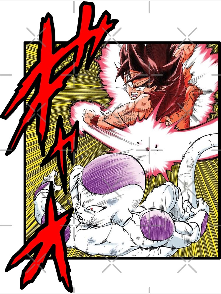 Dragon Ball Z Goku VS Frieza Manga Panel Poster for Sale by TorGraphix