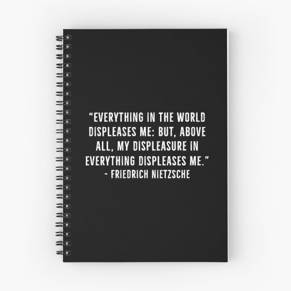 Item preview, Displeasure From The World - Friedrich Nietzsche | Nihilism designed and sold by PhilosophyWear.
