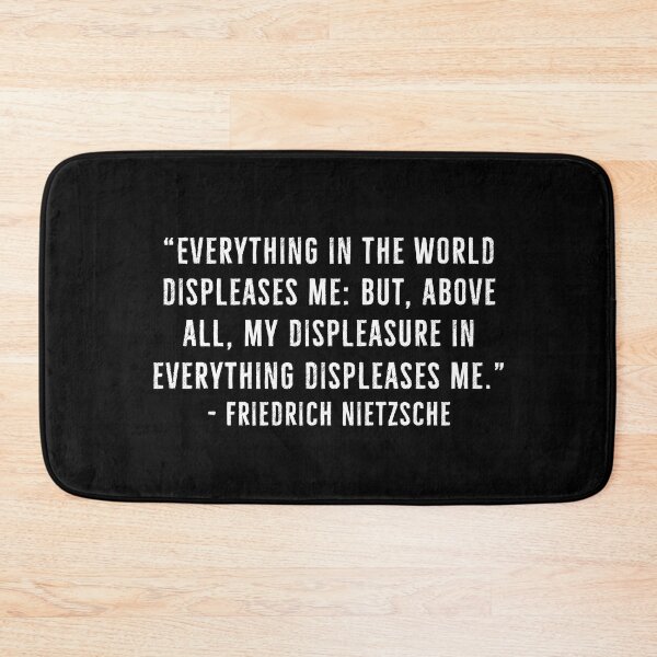 Item preview, Displeasure From The World - Friedrich Nietzsche | Nihilism designed and sold by PhilosophyWear.