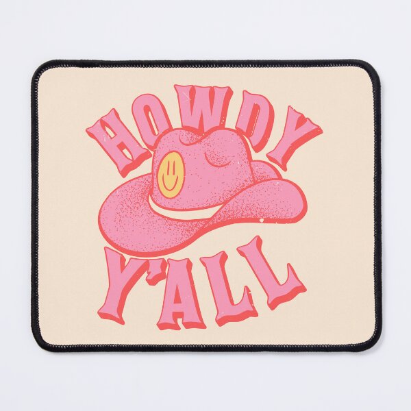 Item preview, HOWDY YALL | HOWDY Y'ALL Preppy Aesthetic | White Background designed and sold by PEARROT.