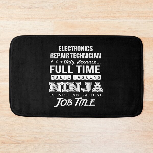 Item preview, Electronics Repair Technician T Shirt - Multitasking Ninja Job Gift Item Tee designed and sold by miraschroe.
