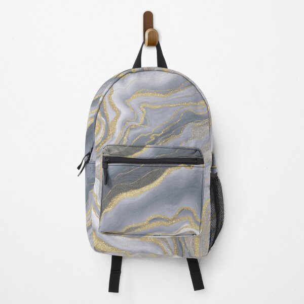 Item preview, Gray Gold Fluid Liquid Painting designed and sold by NdesignTrend.