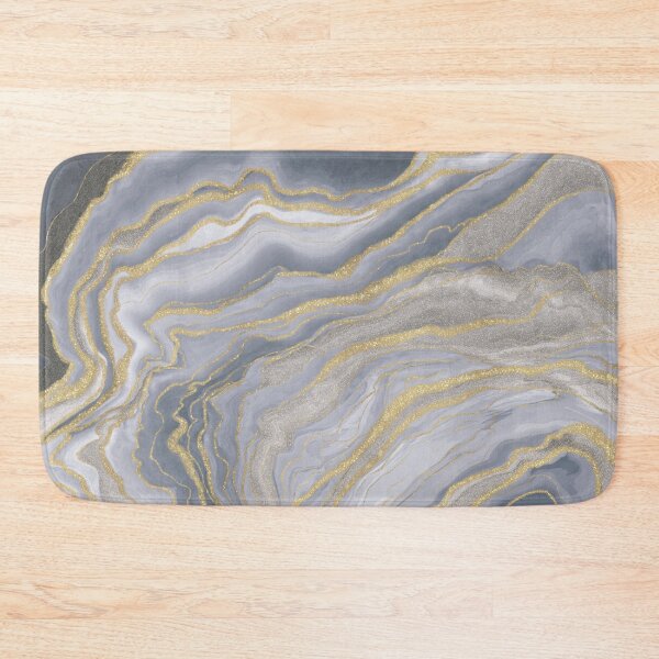 Item preview, Gray Gold Fluid Liquid Painting designed and sold by NdesignTrend.